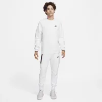 Nike Sportswear Tech Fleece мужские Crew цвет коричневый