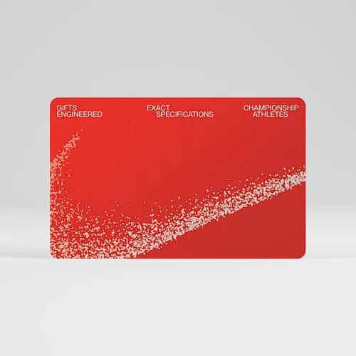 Nike Gift Card Mailed in a Mini Nike Shoebox колір червоний
