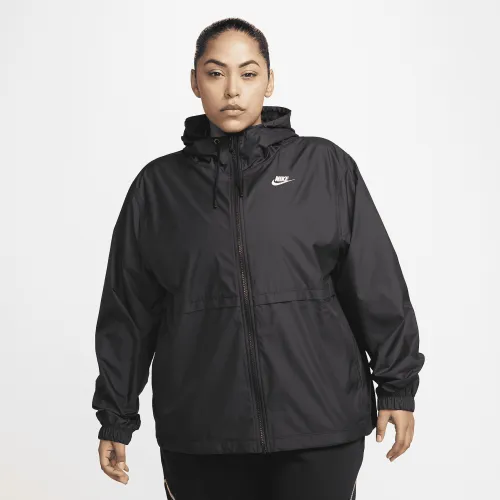 Nike Sportswear Essential Repel жіноча Woven Куртка (великі розміри) колір чорний