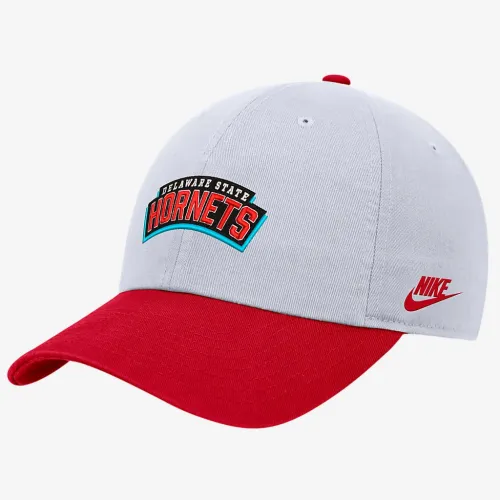 Delaware State Nike College Adjustable Cap колір білий