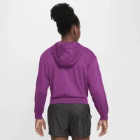Nike Sportswear Big детские (Girls') Full-Zip Толстовка с капюшоном цвет фиолетовый
