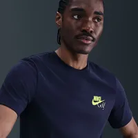Nike мужские для гольфа футболка синий