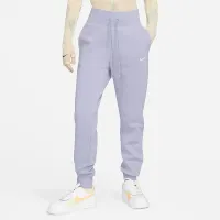 Nike Sportswear Phoenix Fleece женская С высокой Талией Joggers цвет фиолетовый