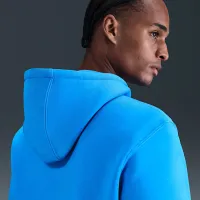 Nike Club мужские Full-Zip Fleece Толстовка с капюшоном синий