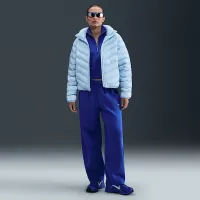 Nike Sportswear Windpuffer женская Therma-FIT Hooded Puffer синий