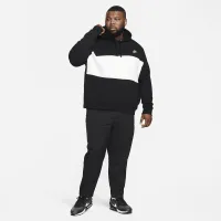 Nike Club Fleece чоловічі French Terry Color-Blocked Толстовка з капюшоном колір чорний