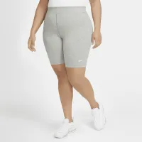 Nike Sportswear Essential женская Mid-Rise Bike шорты (большие размеры) цвет серый