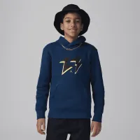 Nike Jordan MJ Flight MVP Fleece Pullover Big Kids Толстовка з капюшоном блакитний