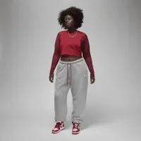 Nike Jordan x Teyana Taylor женская Long-Sleeve Mesh Top цвет красный