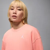 Nike Jordan Brooklyn Fleece женская Crew-Neck свитшот Orange