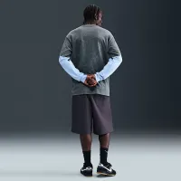 Nike мужские баскетбольные футболка цвет серый