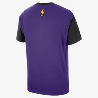 Los Angeles Lakers Courtside City Edition чоловічі Nike NBA футболка колір фіолетовий