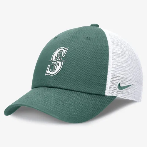 Seattle Mariners Bicoastal Club чоловічі Nike MLB Trucker Adjustable Hat колір зелений