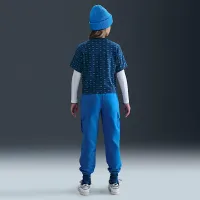 Nike x LEGO® Collection Girls' Cropped футболка блакитний