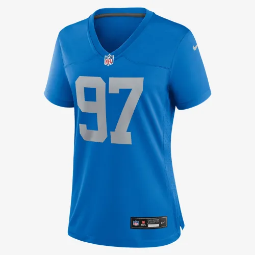 Aidan Hutchinson Detroit Lions женская Nike NFL Game Football Jersey синий
