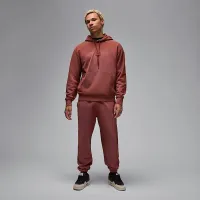 Nike Jordan Flight Fleece мужские Pullover Толстовка с капюшоном цвет коричневый