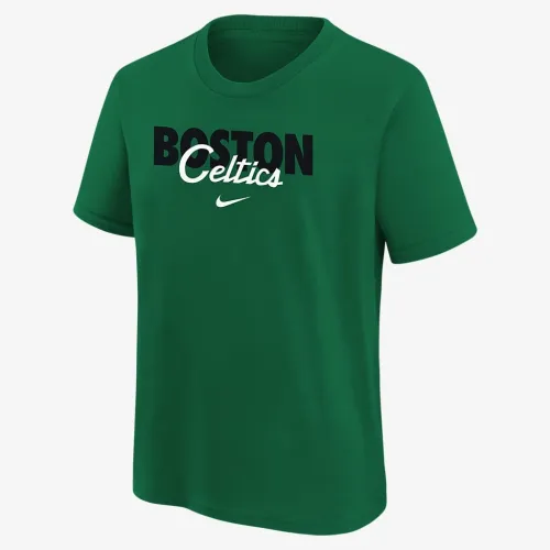 Boston Celtics DNA Big детские Nike NBA футболка цвет зеленый