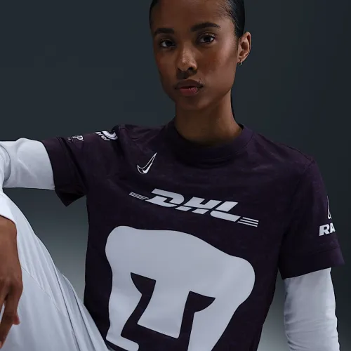 Pumas UNAM 2024/25 Stadium Third женская Nike Dri-FIT Soccer Replica Jersey цвет фиолетовый