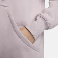 Nike Sportswear Phoenix Fleece женская оверсайз Pullover Толстовка с капюшоном цвет фиолетовый