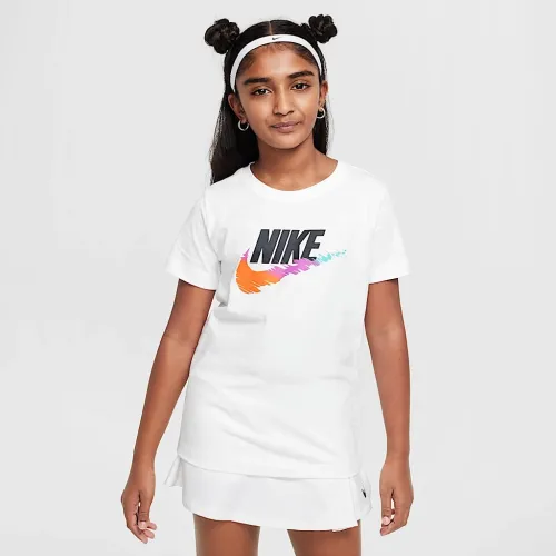 Nike Sportswear Big детские футболка цвет белый