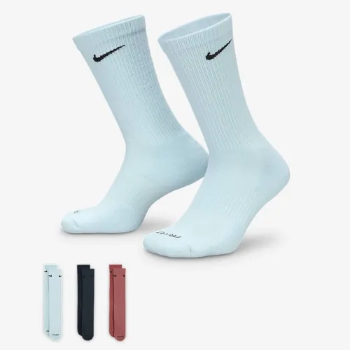 Nike Everyday Plus Cushioned тренировочные Crew носки (3 пары) многоцветный