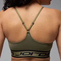Nike Jordan Sport Indy женская Light Support Sports Bra цвет зеленый
