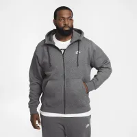 Nike Sportswear Club Fleece чоловічі Full-Zip Толстовка з капюшоном колір сірий