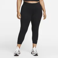 Nike Sportswear Essential жіноча 7/8 Mid-Rise лосіни (великі розміри) колір чорний