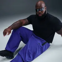 Nike Tech чоловічі Woven оверсайз Pants колір фіолетовий