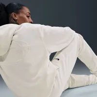 Caitlin Clark Nike Fleece Cuffed баскетбольні Pants колір білий