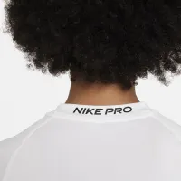 Nike Pro Big детские (для мальчиков) Dri-FIT Long-Sleeve Top цвет белый