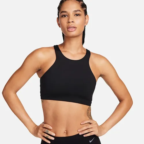 Nike One жіноча Medium-Support Lightly Lined Sports Bra колір чорний