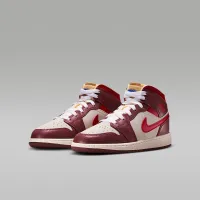 Nike Air Jordan 1 Mid SE Big дитячі Кросівки колір білий