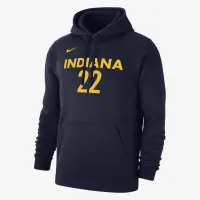 Caitlin Clark Indiana Fever Club Fleece Nike WNBA Pullover Толстовка з капюшоном блакитний