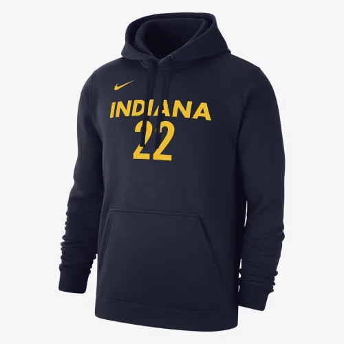 Caitlin Clark Indiana Fever Club Fleece Nike WNBA Pullover Толстовка з капюшоном блакитний