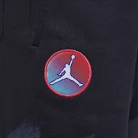 Nike Jordan MJ Moto Big дитячі Fleece шорти колір чорний