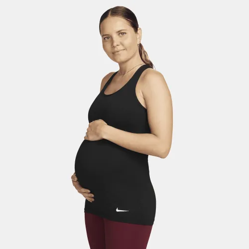 Nike Dri-FIT (M) жіноча Tank (Maternity) колір чорний