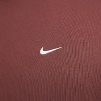Nike Solo Swoosh мужские Fleece Crew цвет коричневый