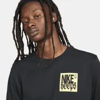 Nike мужские Long-Sleeve Fitness футболка цвет черный