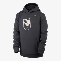 Angel City FC Club Fleece Big дитячі (для хлопчиків) Nike Soccer Толстовка з капюшоном колір сірий