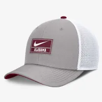 Alabama Crimson Tide On-Field Swoosh мужские Nike Dri-FIT College Trucker Adjustable Hat цвет серый