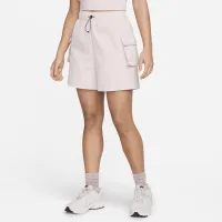 Nike Sportswear Essential женская Woven High-Rise шорты цвет фиолетовый