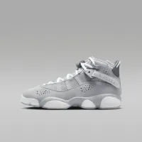 Nike Jordan 6 Rings Big детские Кроссовки цвет серый