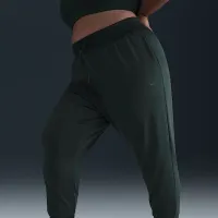 Nike Therma-FIT One жіноча З високою талією 7/8 Joggers (великі розміри) колір зелений