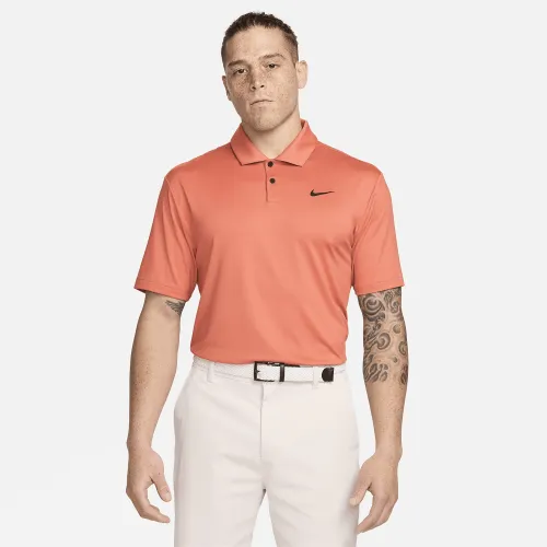 Nike Dri-FIT Tour чоловічі Solid для гольфу Polo Orange