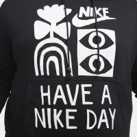 Nike Sportswear мужские French Terry Pullover Толстовка с капюшоном цвет черный