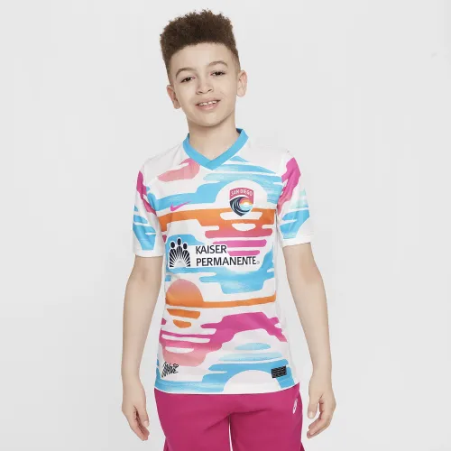 San Diego Wave FC 2024 Stadium Primary Big дитячі Nike Dri-FIT NWSL Replica Jersey колір білий