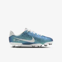Nike Jr. Tiempo Emerald Legend 10 Academy Little/Big детские MG Low-Top футбольные бутсы цвет зеленый