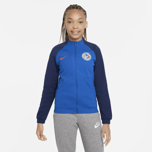 Nike Club Америка Academy Pro Big дитячі Knit Soccer Куртка блакитний