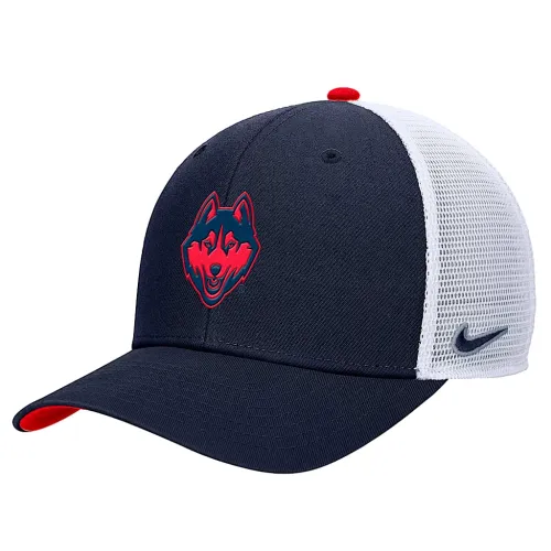 UConn Rise мужские Nike College Structuцвет красный Trucker Cap синий